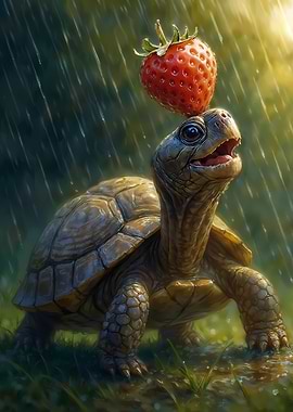Perfect Balance - Tortoise with Strawberry
