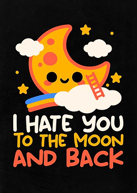 I Hate You To The Moon and back