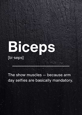 Biceps Funny Definition