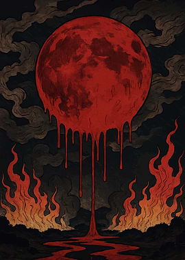 Blood Moon and Fire
