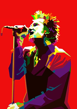 90s Grunge Rock Band Pop Art