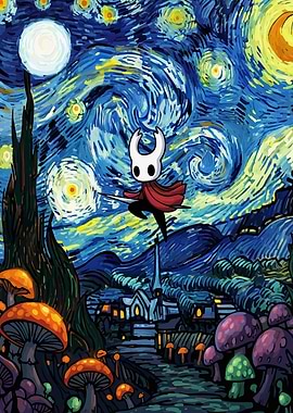 Hollow Knight Starry Night Mashup