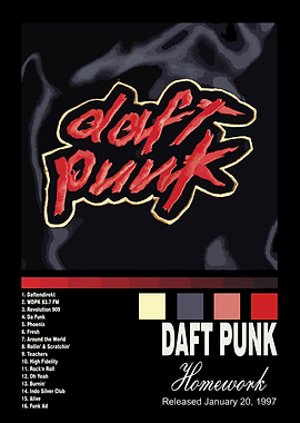 Daft Punk Homework Album Cover Art