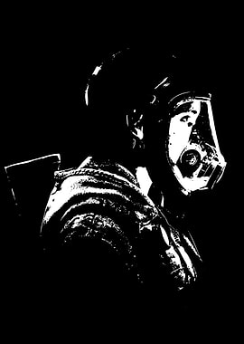 Gas Mask Silhouette