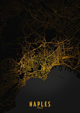 Naples Golden City Map
