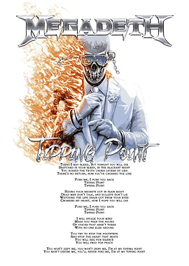 Megadeth Tipping Point Album Art