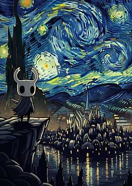 Hollow Knight Starry Night Mashup