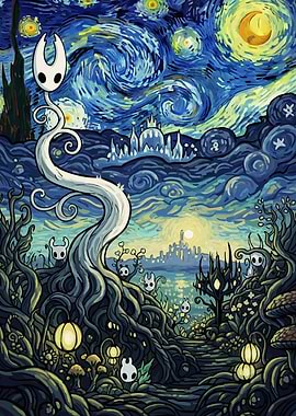 Hollow Knight Starry Night Mashup