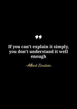 Einstein Quote on Understanding