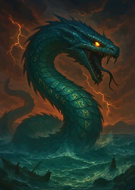 Jormungandr Midgard Serpent