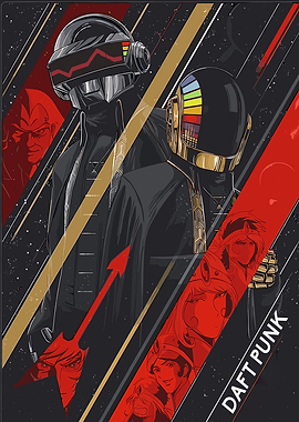 Daft Punk Poster Art