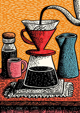 French Style - Pour Over Coffee