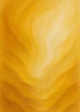 Yellow Flow Wall Art | Soft Yellow Abstract | Golden Air Flow