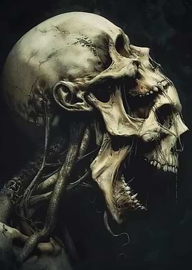 Distorted Skull Profile