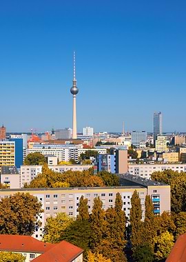 Berlin cityscape with TV Tower