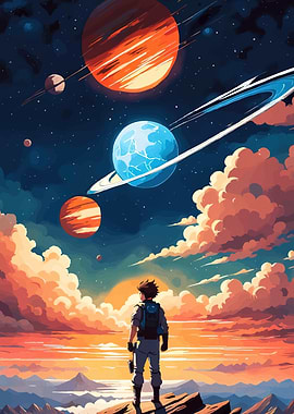 Space Explorer Mountain Peak