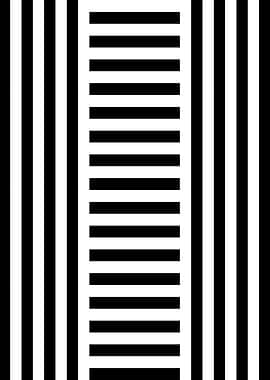 Black and White Stripe Pattern