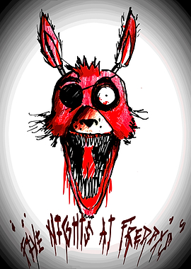 Foxy Five Nights at Freddy's Illustration