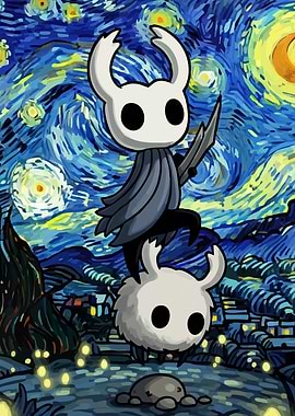 Hollow Knight Starry Night Mashup