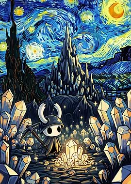 Hollow Knight Starry Night Mashup