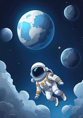Astronaut Space Planets