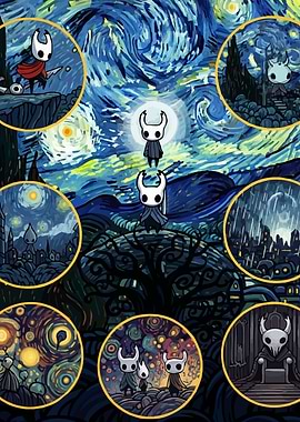 Hollow Knight Starry Night Mashup