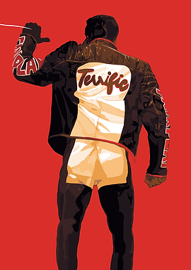 Terrific Jacket on Red Background