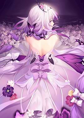 Girl in Purple Dress