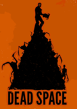 Dead Space Silhouette Poster