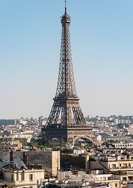 Eiffel Tower Paris cityscape