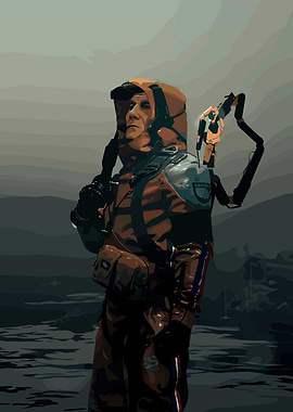 Sam Porter Bridges in desolate landscape