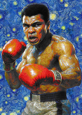 Muhammad Ali Boxing Art