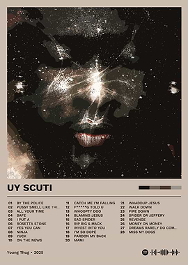 UY Scuti Album Cover Art