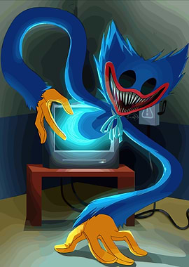 Huggy Wuggy and the TV