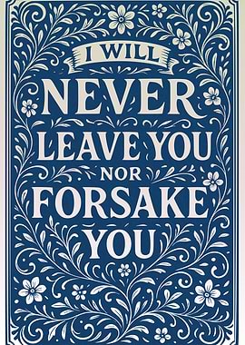 I Will Never Leave You Art