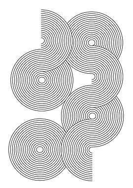 Abstract Concentric Circles Pattern