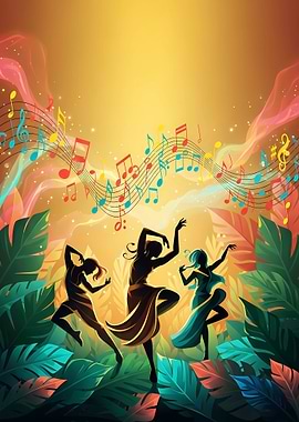 Latin Rhythm – Vibrant Dance & Music Art