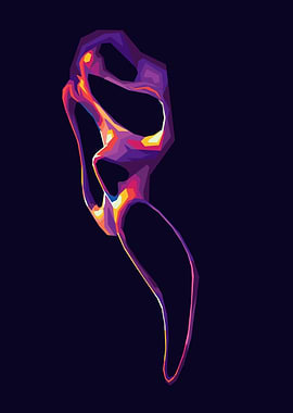 Abstract Mask Pop Art
