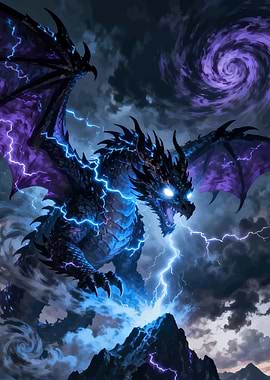 Storm Dragon Unleashes Lightning