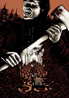 The Shining Movie Poster Art