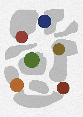 Retro Dots, Shapes and Paper