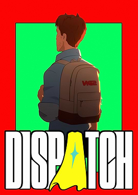 Dispatch Animated Character with Backpack
