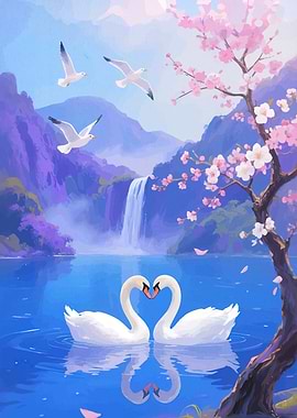 Swan Spring Landscape