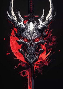 Demon Skull Katana