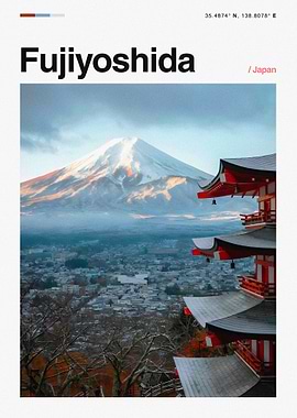 Fujiyoshida Japan Landscape