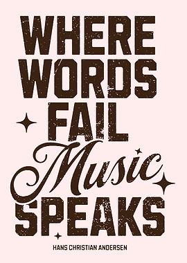 Music Speaks Quote by Andersen