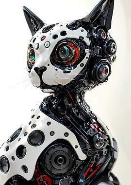 Future Cybernetic Cat Robot