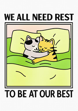 Cats Sleeping: We All Need Rest