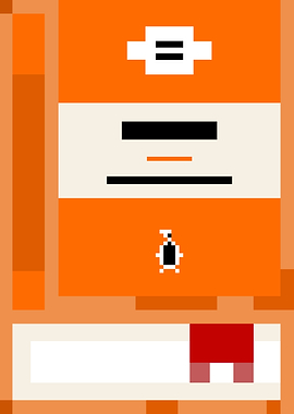 Pixelated Penguin Book Cover