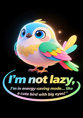 Cute Bird Energy Saving Mode